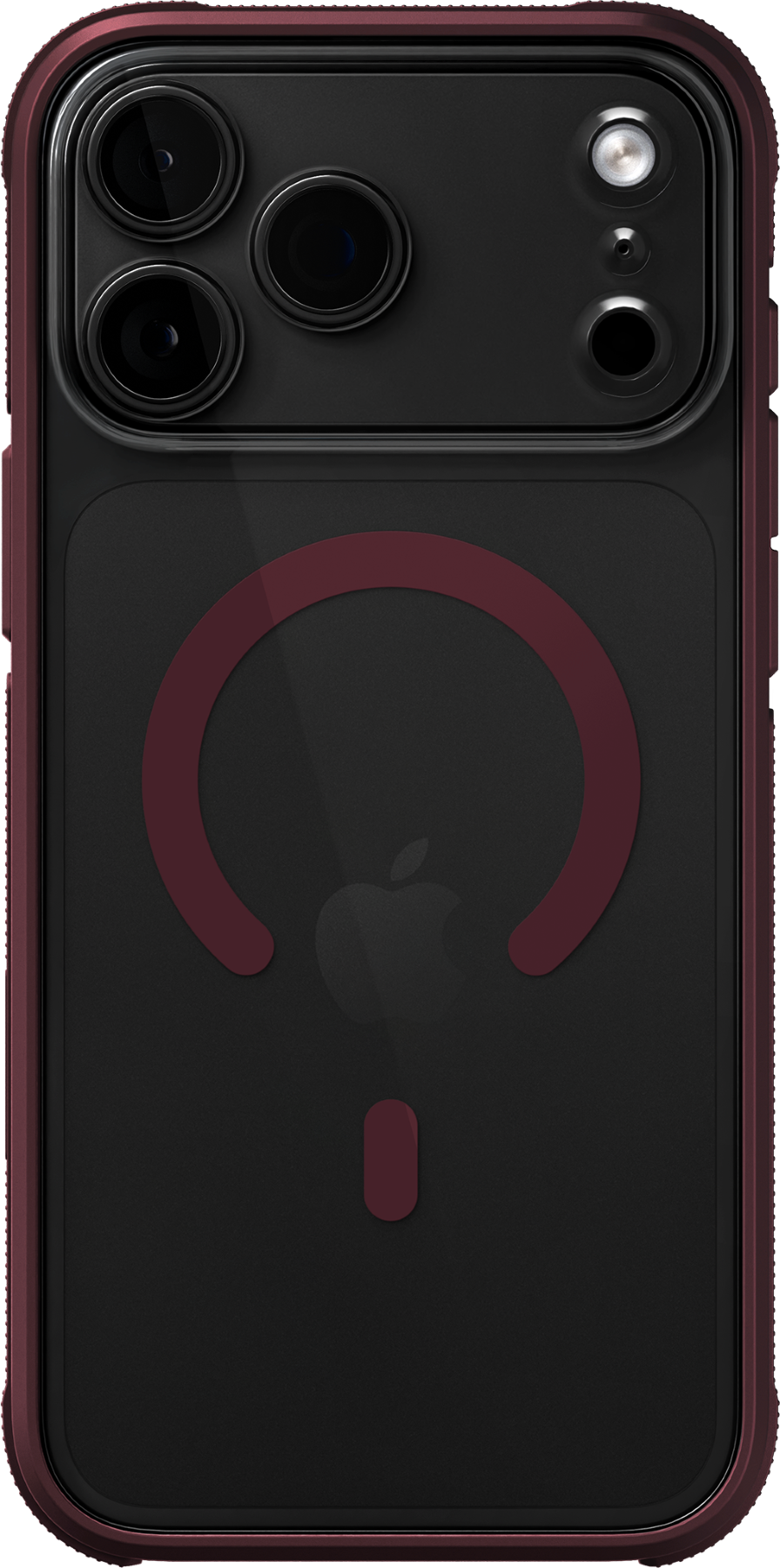 Alt View 5. dbrand - Ghost Case with MagSafe for Apple iPhone 18 Pro Max / iPhone 17 Pro Max - Burgundy.