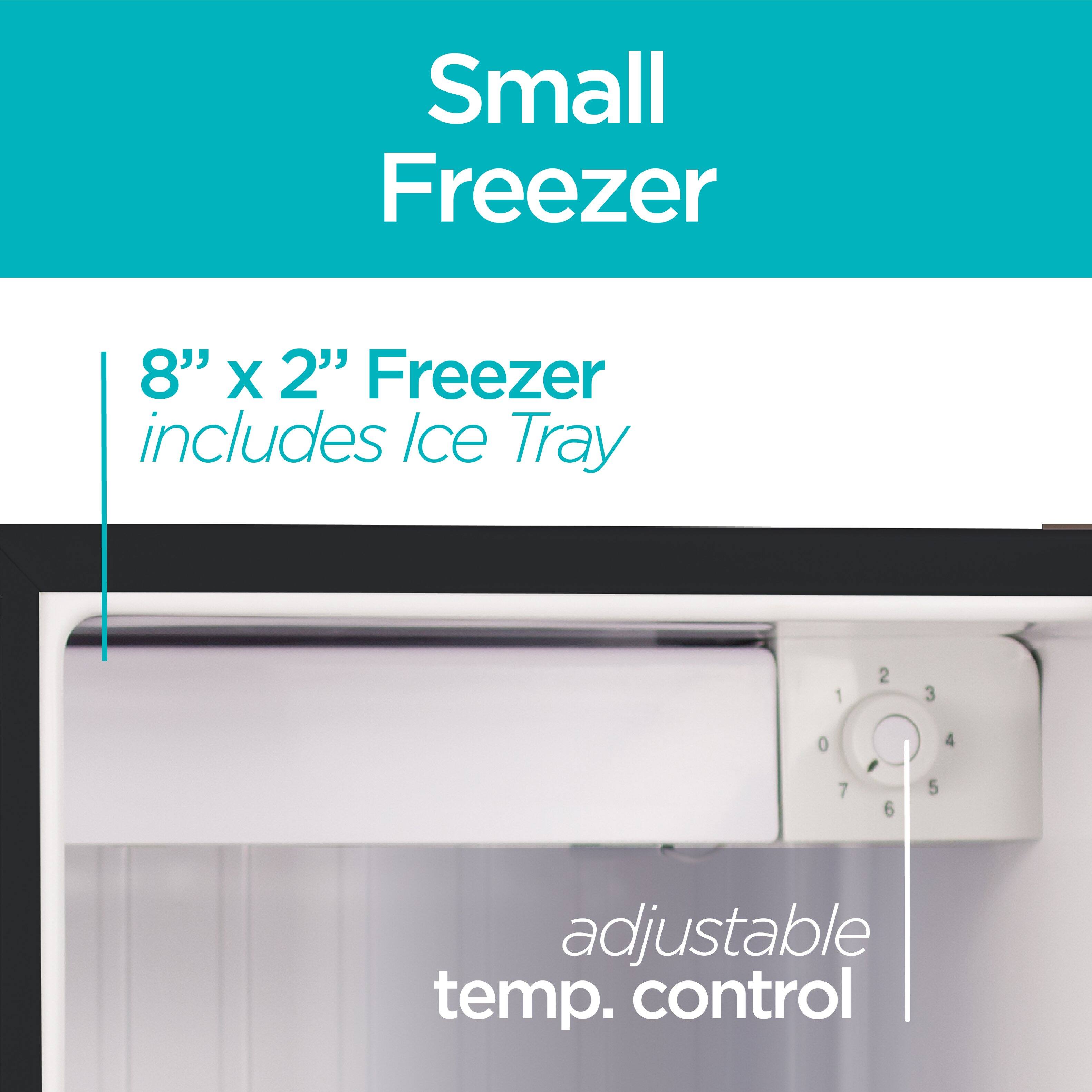 Small Freezer
8" X 2" Freezer includes Ice Tray
adjustable temp. control