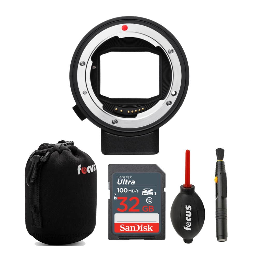 Sigma - MC-21 Lens Mount Converter/Adapter (Sigma EF to Leica L-Mount) Bundle