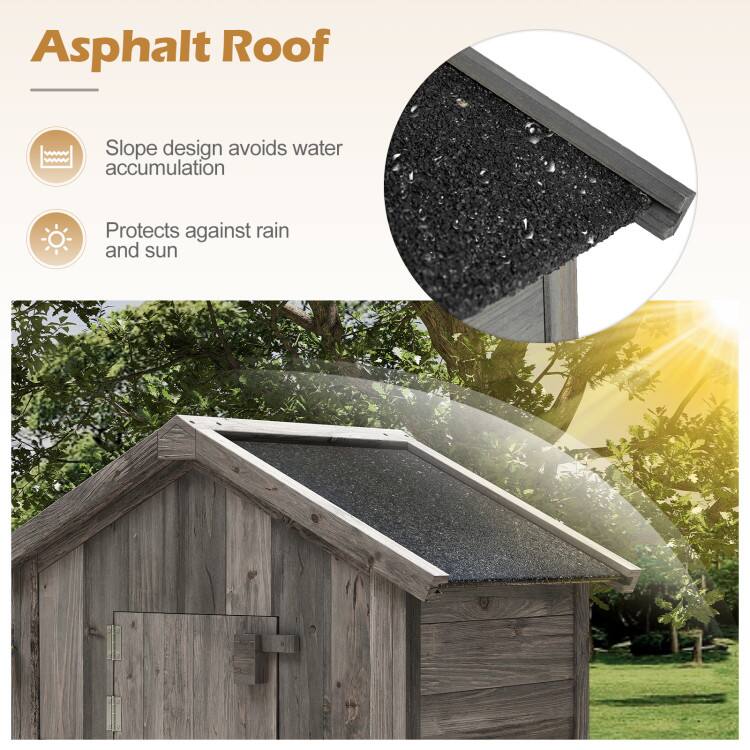 Asphalt Roof

Slope design avoids water accumulation

Protects against rain and sun