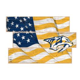 Fan Creations - Nashville Predators 3-Plank Team Flag - Multicolor