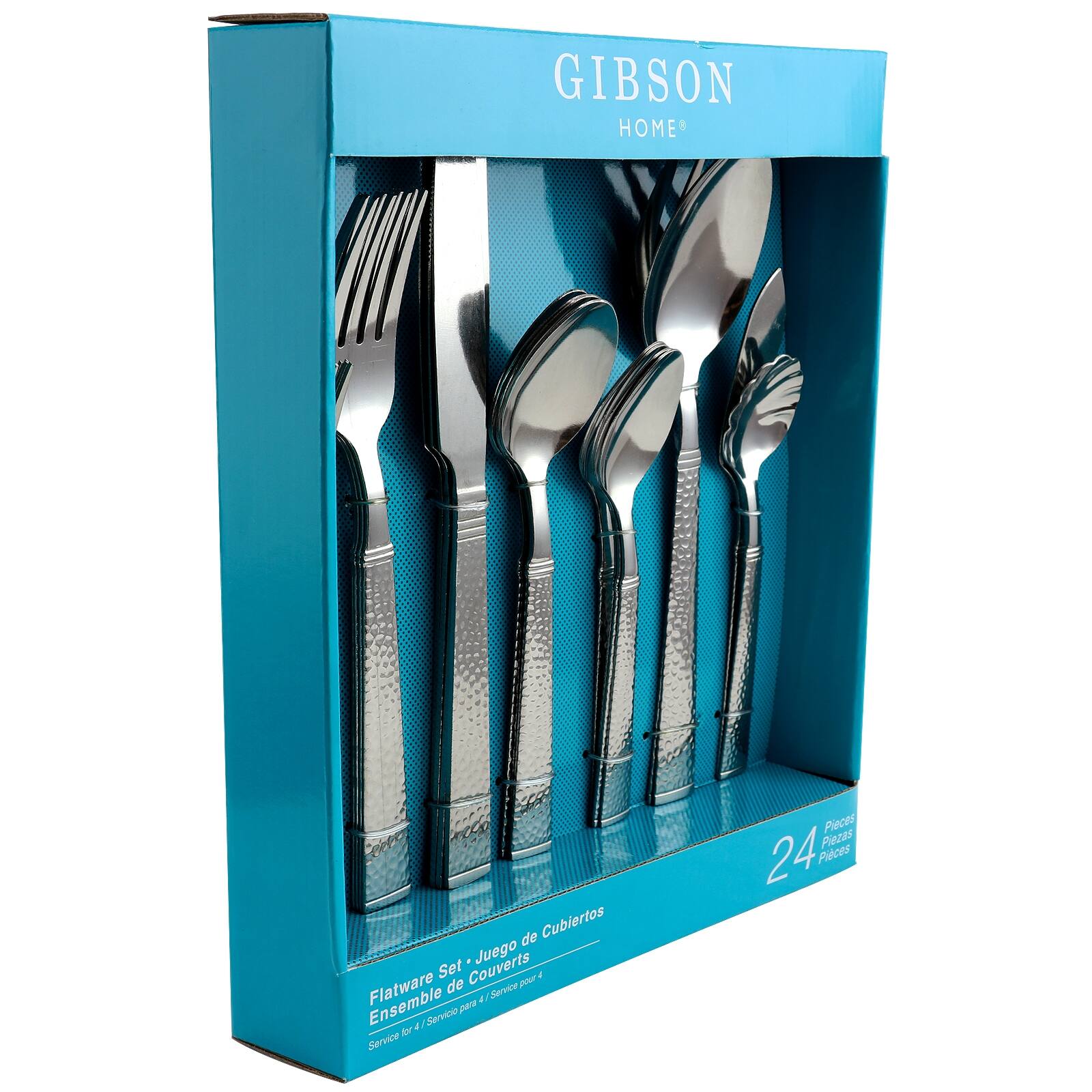 Gibson Home de Cubiertos Juego Set de Couverts pr . Ensemble Flatware 41 Pieces 24 Puces.