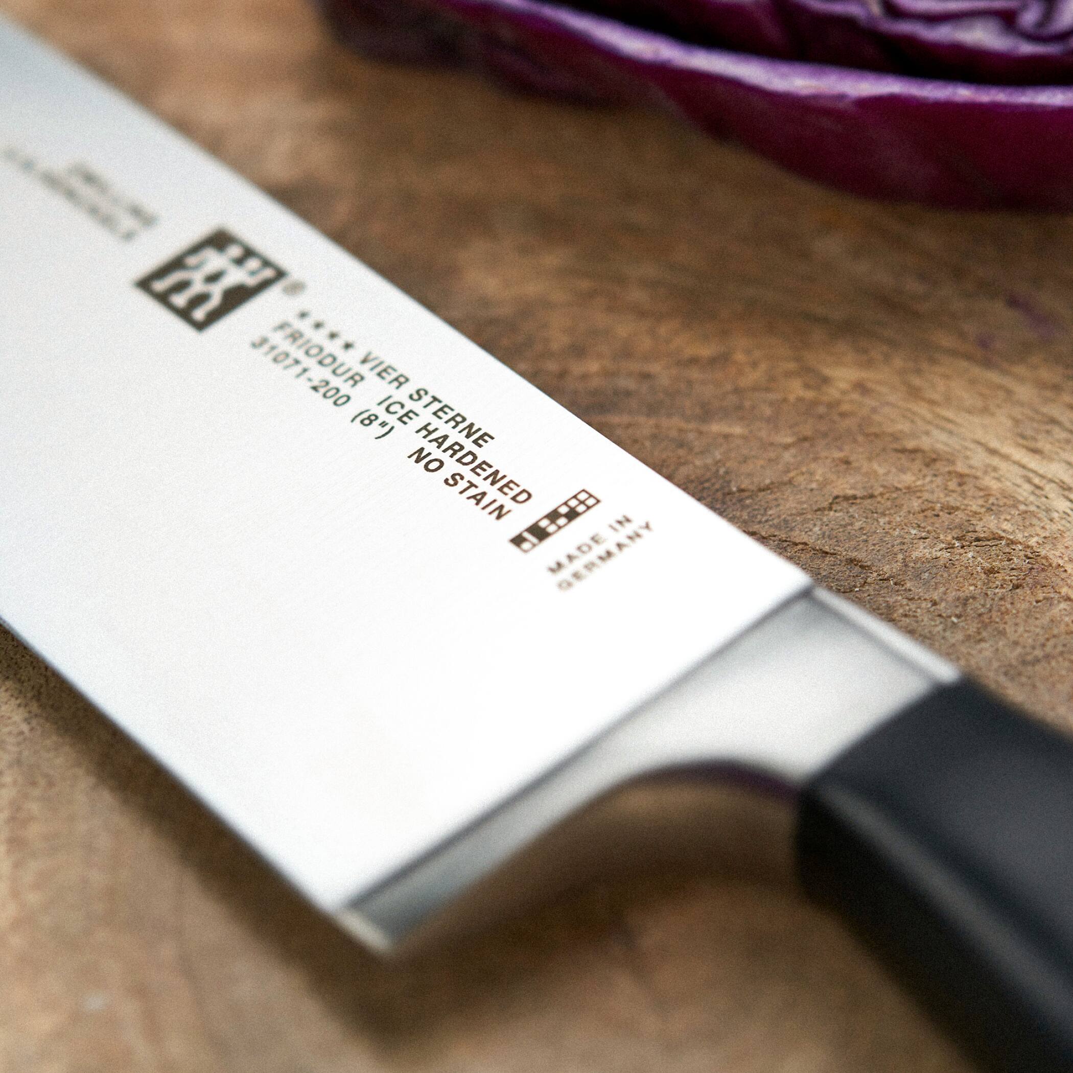 FRIODUR VIER (8")  
ICE HARDENED  
NO STAIN  
MADE IN GERMANY