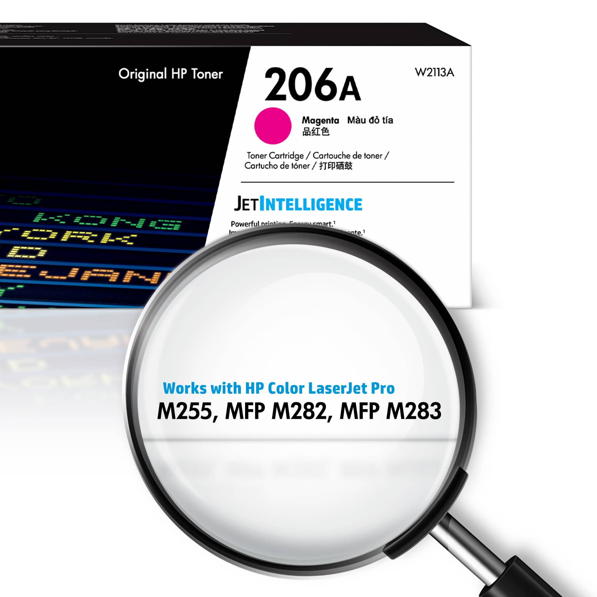 Alt View 1. HP - 206A Standard Capacity Toner Cartridge - Magenta.