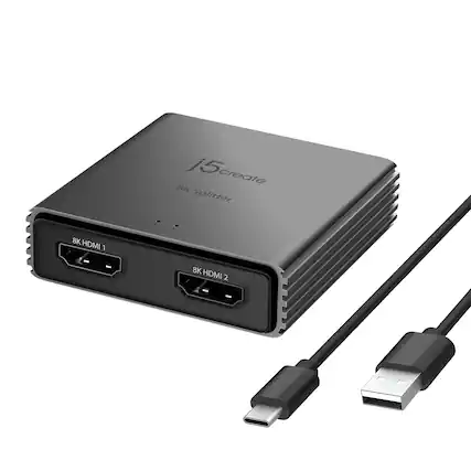 j5create j5 create 8K Splitter 8K HDMI 1 8K HDMI 2