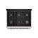 Alt View 6. Hauslane - HausPro 36 in. 6 Burners (20,000 BTU) Freestanding Gas Range Range - Rose Gold.