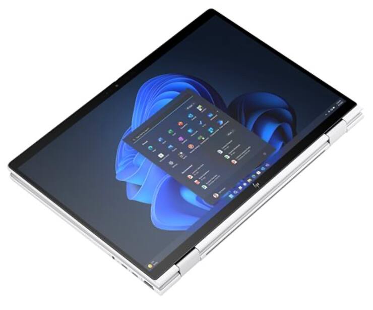 Alt View 9. HP - HP Elite x360 1040 2-in-1 Laptop 14.0 WUXGA (Intel Ultra 7-155H, 16GB LPDDR5X, Win 11 Pro) w/Backpack , Office 365 - Silver.