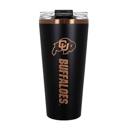 Front. Great American Products - Colorado Buffaloes 30oz. Big Slim Tumbler - Black.