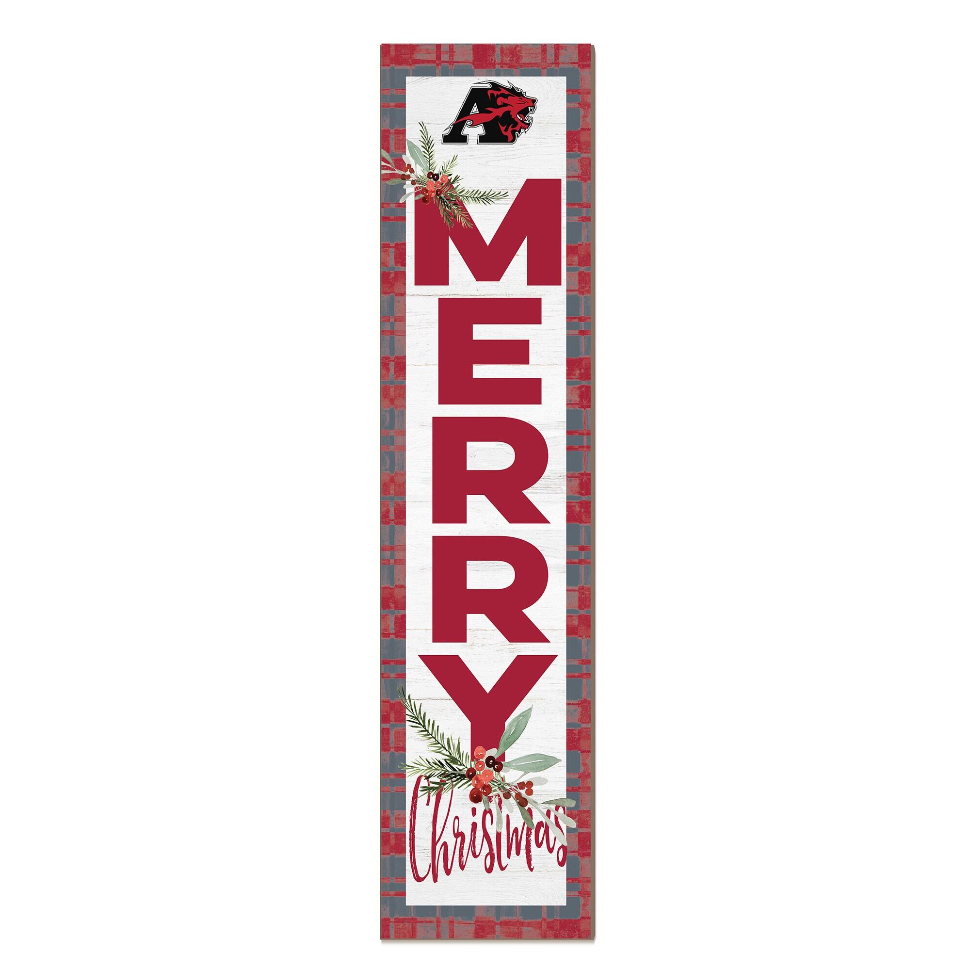 Jardine - Albright Lions 12'' x 48'' Outdoor Merry Christmas Leaner - White price history on PriceWatchPro