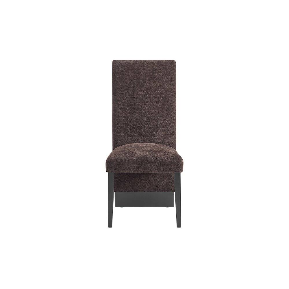 Back. Global Furniture USA - D12 Brown Dining Chair - Brown.