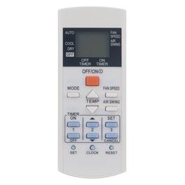ZdalaMit - Replacement Remote A75C3297 fit for Panasonic Air Conditioner AC A/C A75C2817 A75C2825 A75C4448 A75C2841 A75C2925 - White