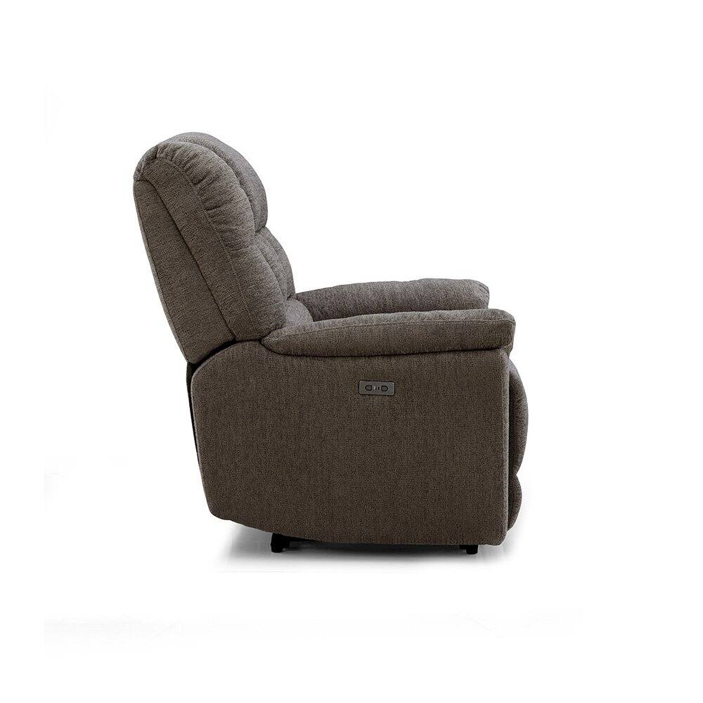 Alt View 7. Heartland Furniture - Oversized Recliner Chair – Heavy-Duty Recliners with Wide Seat, Brown - Brown.