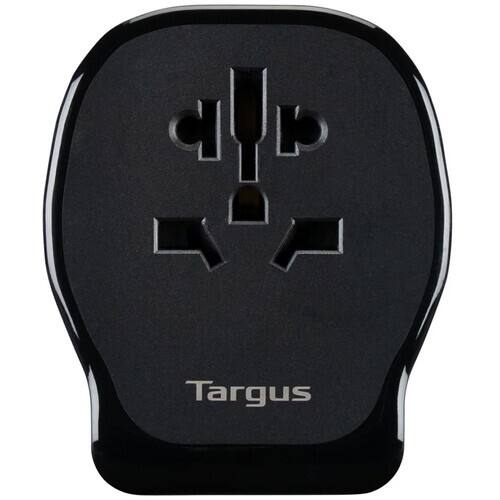 Front. Targus - Targus 20W World Travel Adapter with USB Ports - Black.