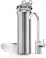 Front. Waterdrop - Waterdrop BS08 Under Sink Water Filter, 1 Year Lifetime Stainless Steel Water Filter System - Silver.