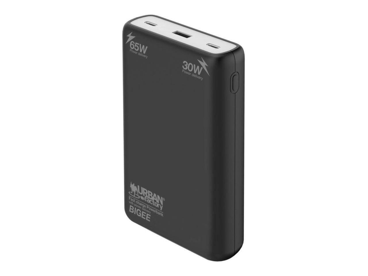 65W Power delivery  
30W Power delivery  
Fast charge  
URBAN factory  
BIGEE Powerbank