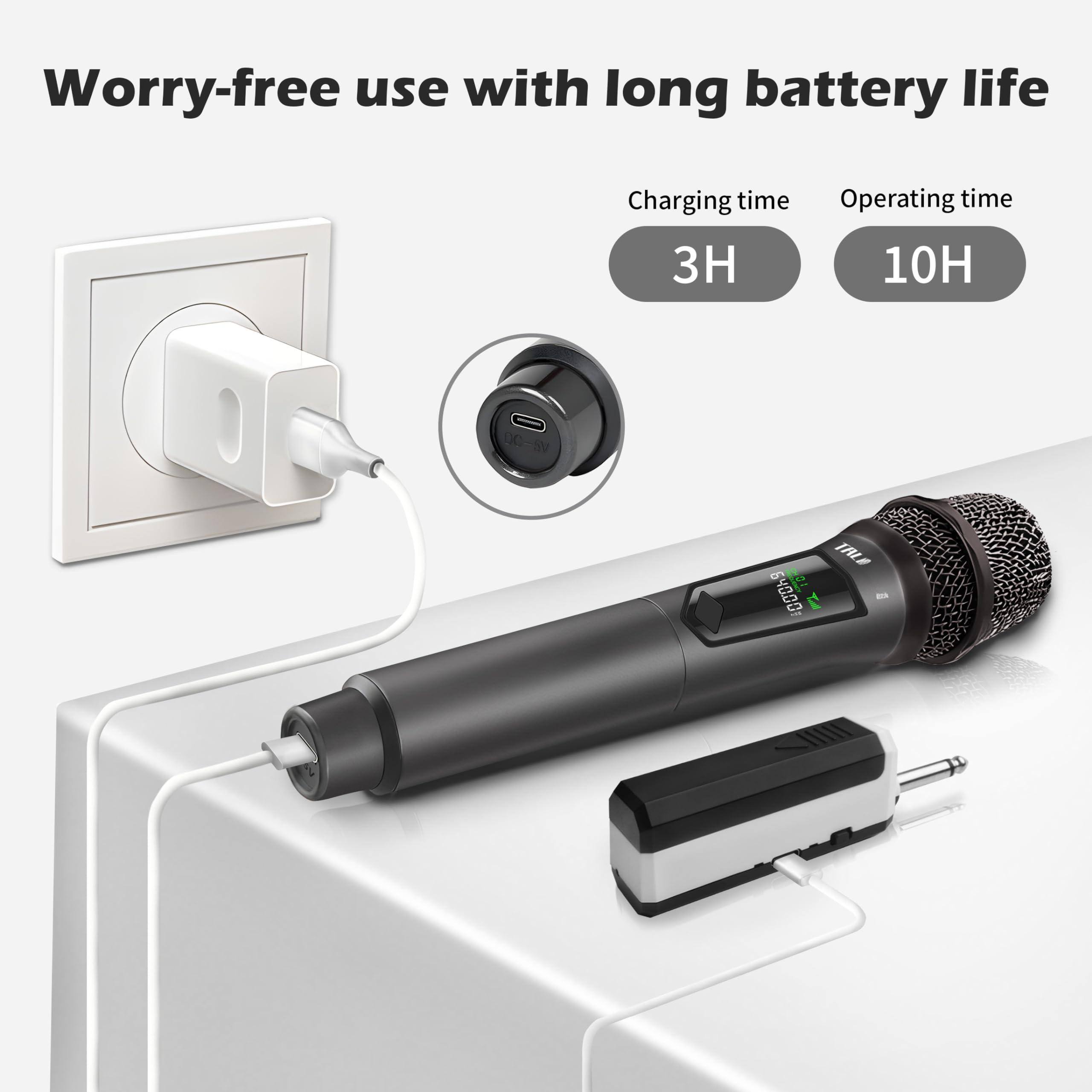 Worry-free use with long battery life

Charging time: 3H  
Operating time: 10H