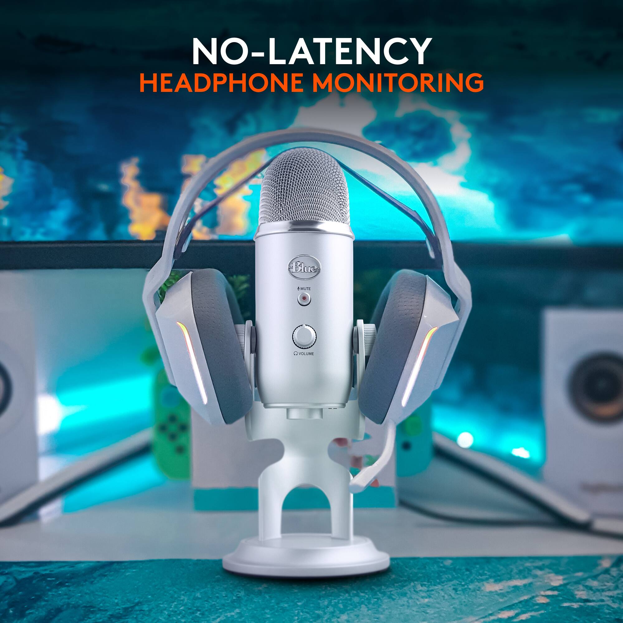 No-Latency Headphone Monitoring Blue - EMUTE GAL