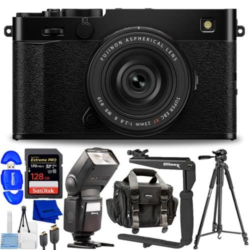 Fujifilm - X-E5 Mirrorless Camera with XF 23mm f/2.8 Lens (Black) 10PC Bundle