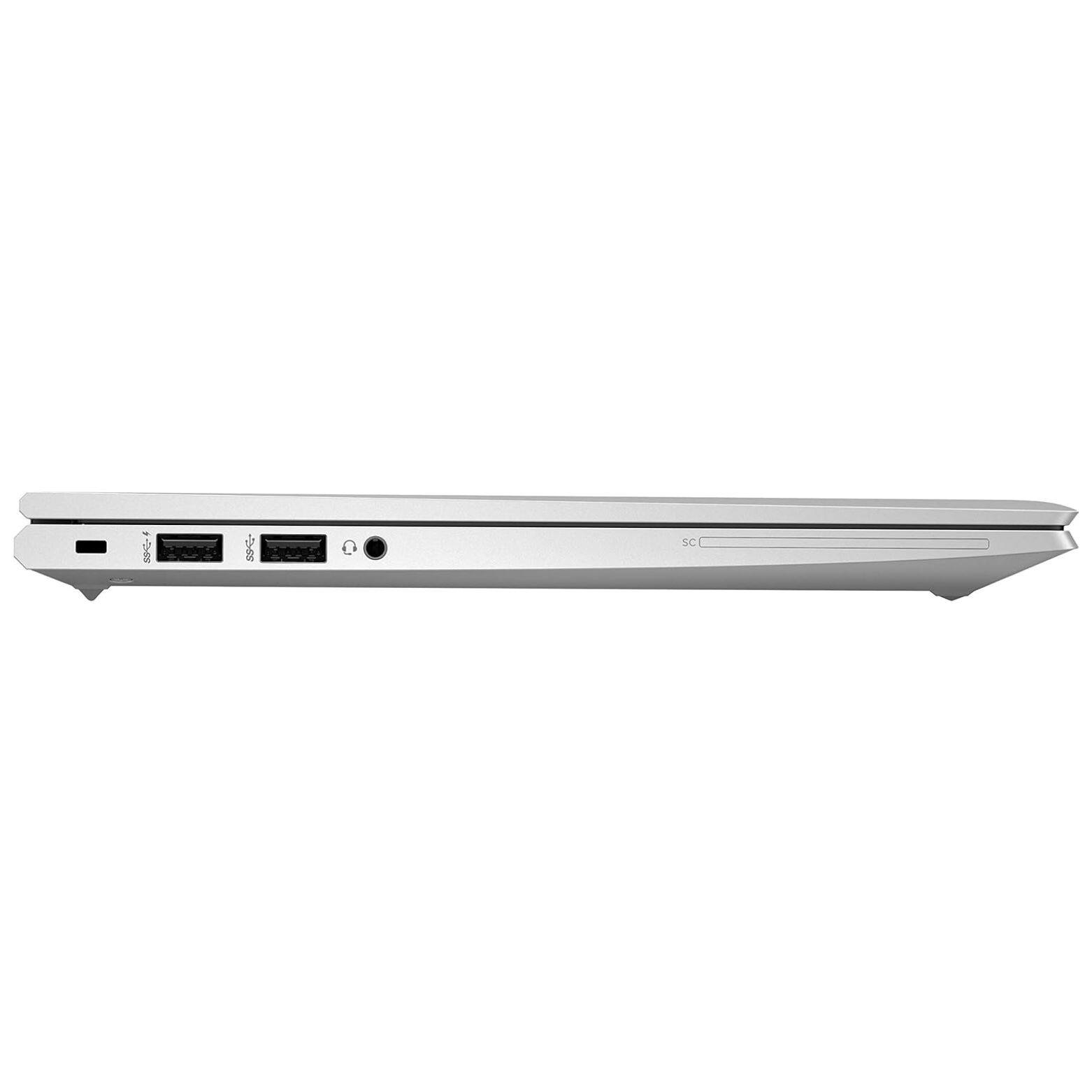 Alt View 5. HP - EliteBook 835 G8 13.3" FHD IPS AMD Ryzen 5 PRO 5650U 2.3 GHz up to 4.2 GHz 8GB DDR4 512GB SSD Windows 11 Pro Laptop - Silver.