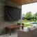 Angle. KHOMO GEAR - Outdoor TV Cover for 50" to 52" Inch TV – Weatherproof Protector for Flat Screen TVs - Black.