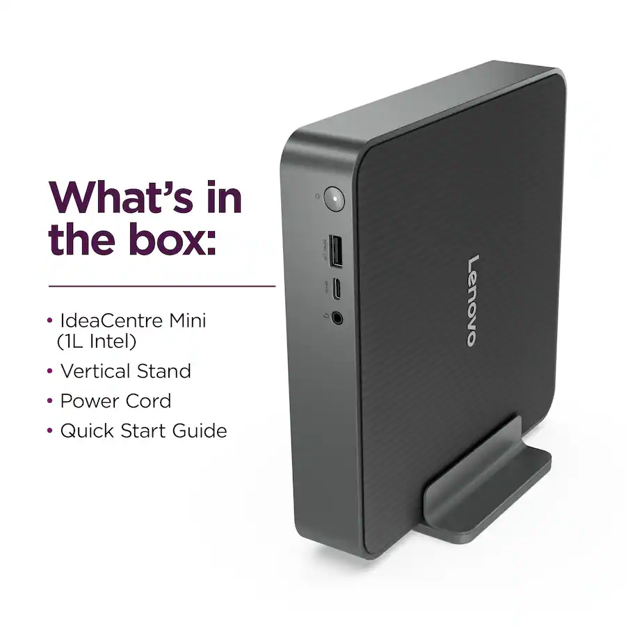 Lenovo IdeaCentre Mini Desktop Intel Core 7 Processor 240H 16GB Memory ...
