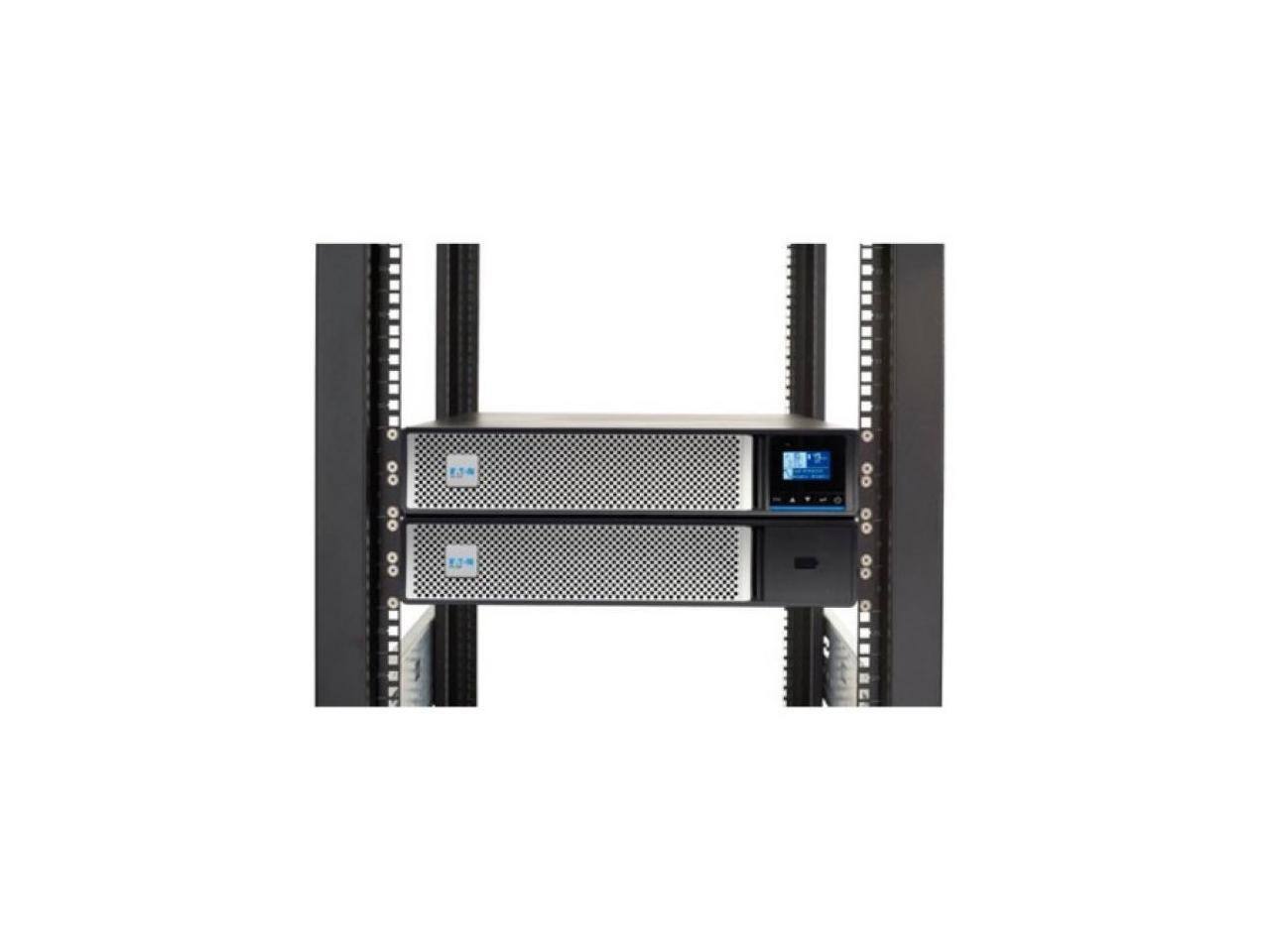Alt View 6. Eaton - Eaton 5PX1500RTG2 1440VA 120V UPS - 8 Outlets, Cybersecure, Extended Run, 2U Rack/Tower - Black.