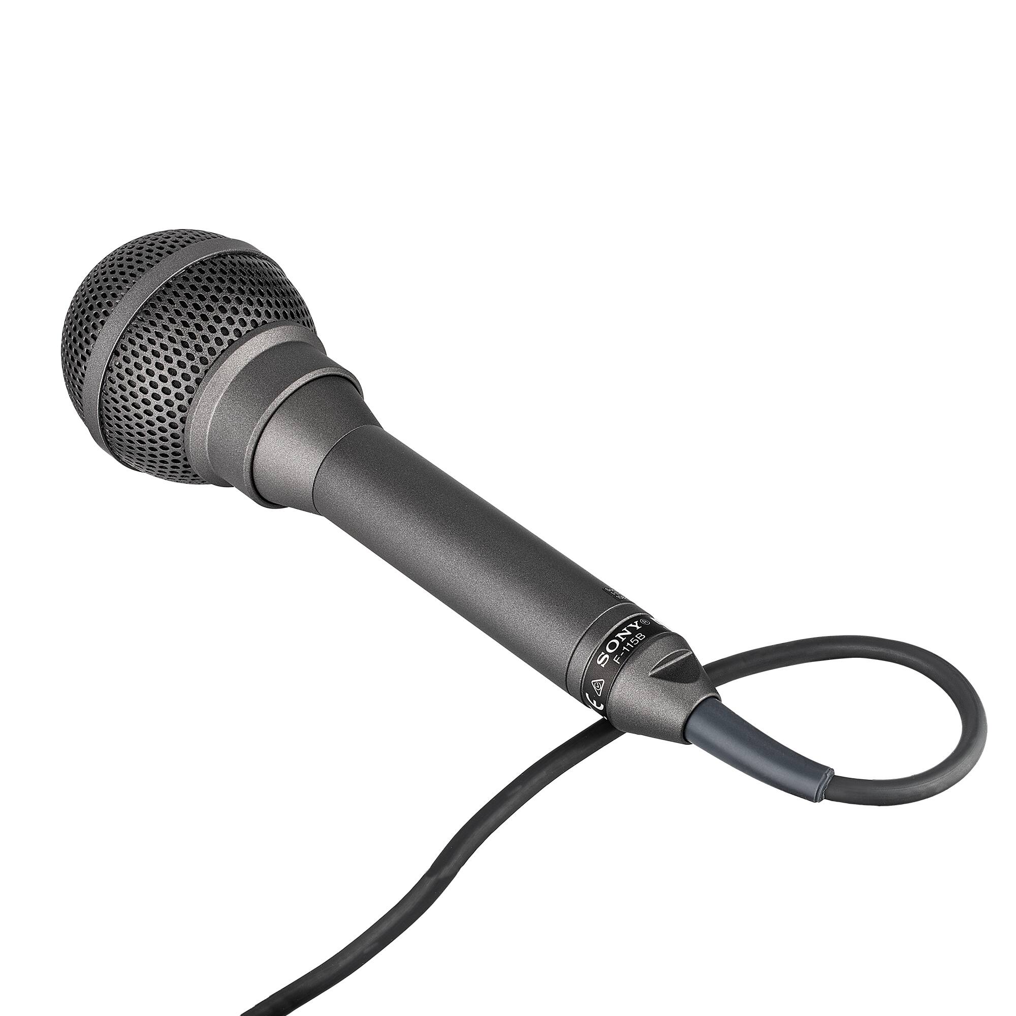 Alt View 2. Sony - Sony F-115B Weather-Resistant Handheld Microphone – For Outdoor Events/Performances | More.