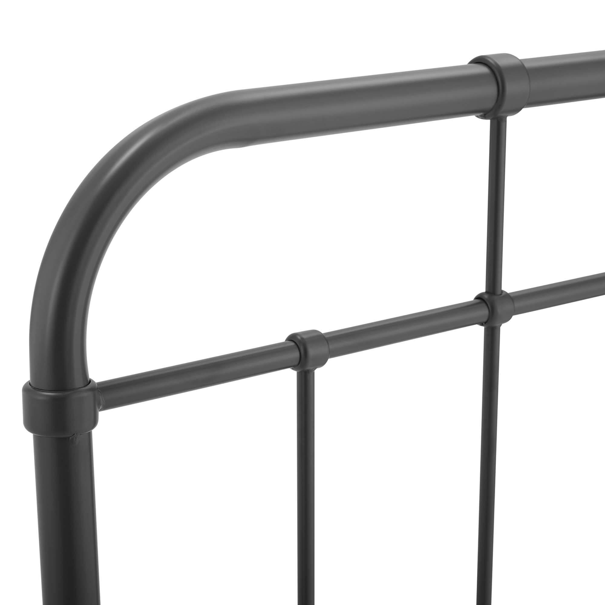 Alt View 2. Modway - Alessia Metal Headboard - Gray.