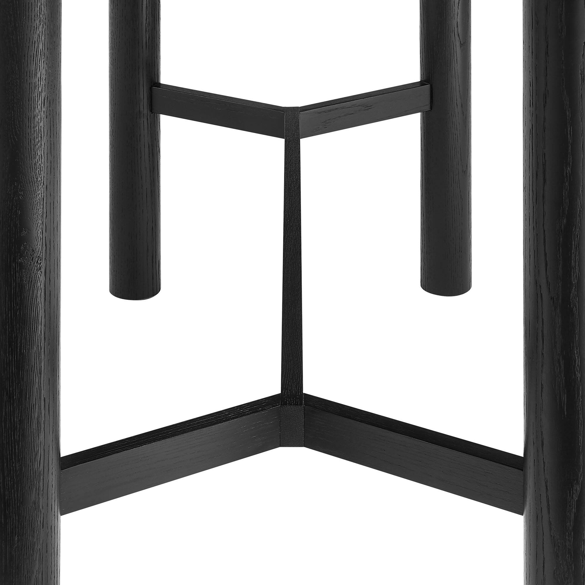 Alt View 6. Modway - Alvia Rectangular 60" Oak Wood Bar Table by Modway - Black.