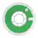The text on the image reads: "Hyper PLA Green RE 1.75mm 1kg Crealty Print 0024500276 Tmp: 190-230 Rga."
