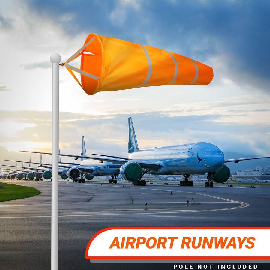 Windo Direction G128 Windsock Heavy Duty Printed 210D Wind Direction Measurement ( 30 ...
