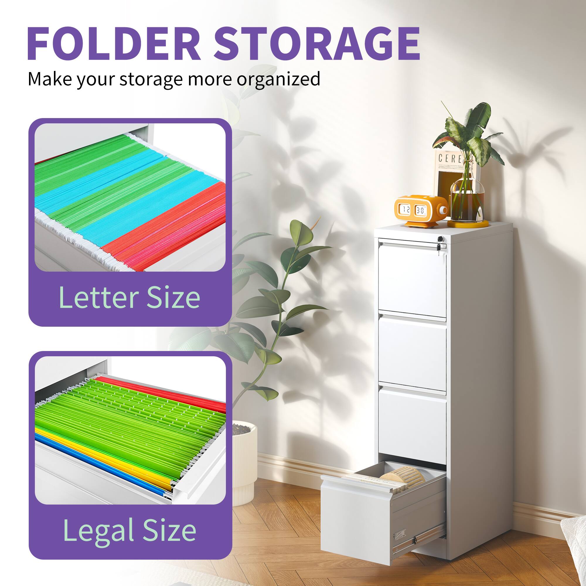 FOLDER STORAGE  
Make your storage more organized  

Letter Size  
Legal Size