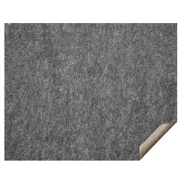 VEVOR - Slip-Resistant Rug Pad, Protective Cushioning Carpet Pad, 8' x 10', 1/4"Thick, Dual Surface, Polyester Felt + Latex - Gray (Felt) + Brown (Latex)