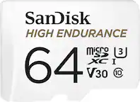 SanDisk HIGH ENDURANCE microSDXC I 64GB V30 C10