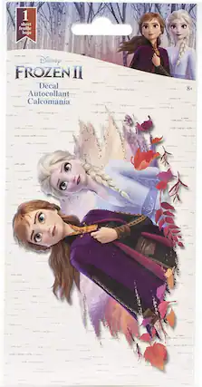 1 sheet feuille hoja
Disney FROZEN II
Decal Autocollant Calcomania
8+