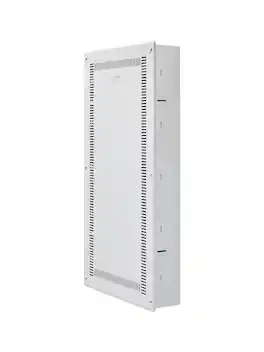 VEVOR - Structured Media Enclosure, 28-Inch, Recessed in-Wall Media Box with Cover, Wall-Mount Cable Management Box Kit - White