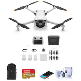 Bundle - DJI - MINI 3FLY MORE COMBO W/RC CNTROL A3