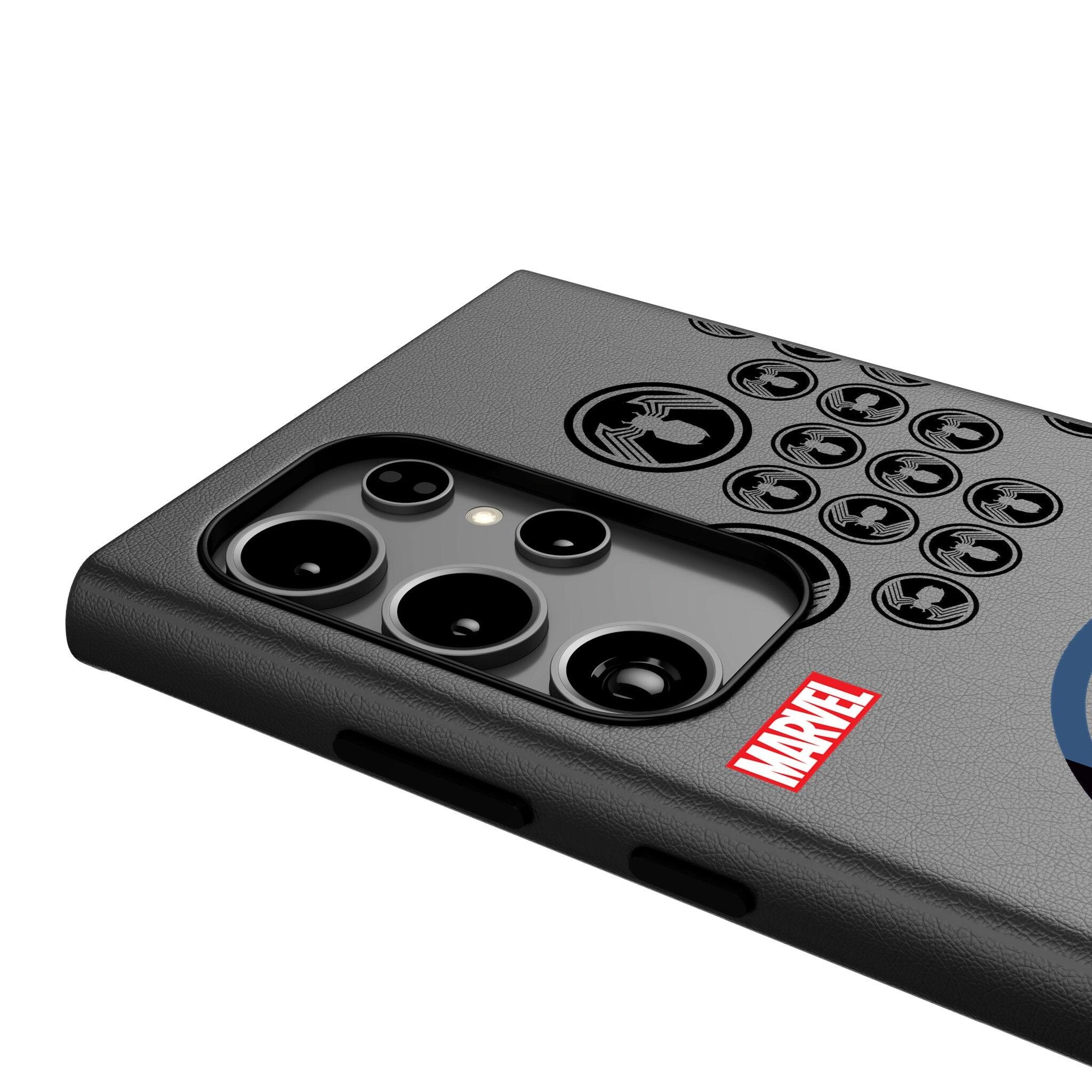 Back. Keyscaper - Marvel Sigil MagSafe Compatible Phone Case - Samsung Galaxy S25 Ultra - Venom.
