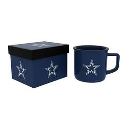 Evergreen Enterprises - Dallas Cowboys 14oz. Ceramic Camp Cup with Gift Box - Multicolor