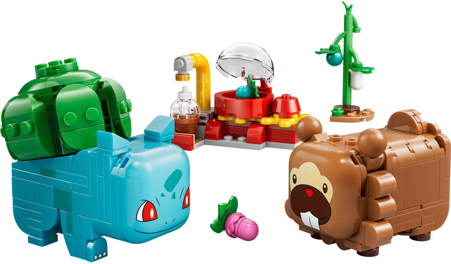 Angle. LEGO - Pokémon SMART Play: Berry Bash with Bulbasaur and Bidoof 72155.