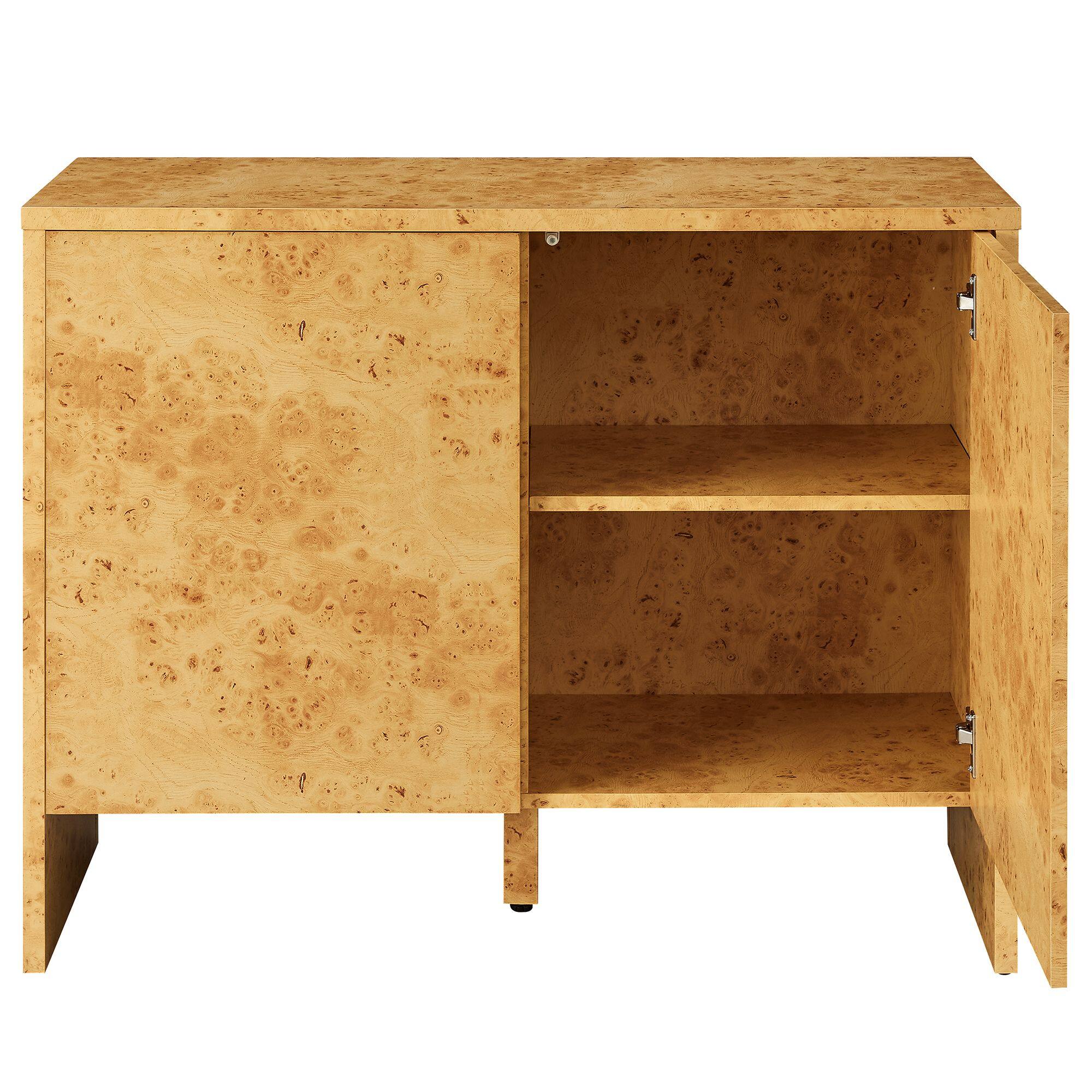 Alt View 6. Modway - Hudson 40" Burl Wood Sideboard by Modway - Natural.
