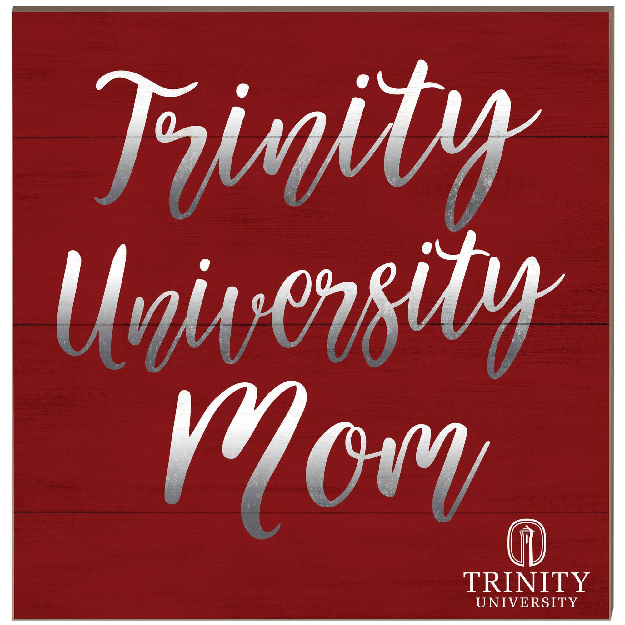 Jardine - Trinity Tigers 10'' x 10'' Mom Plaque - Red