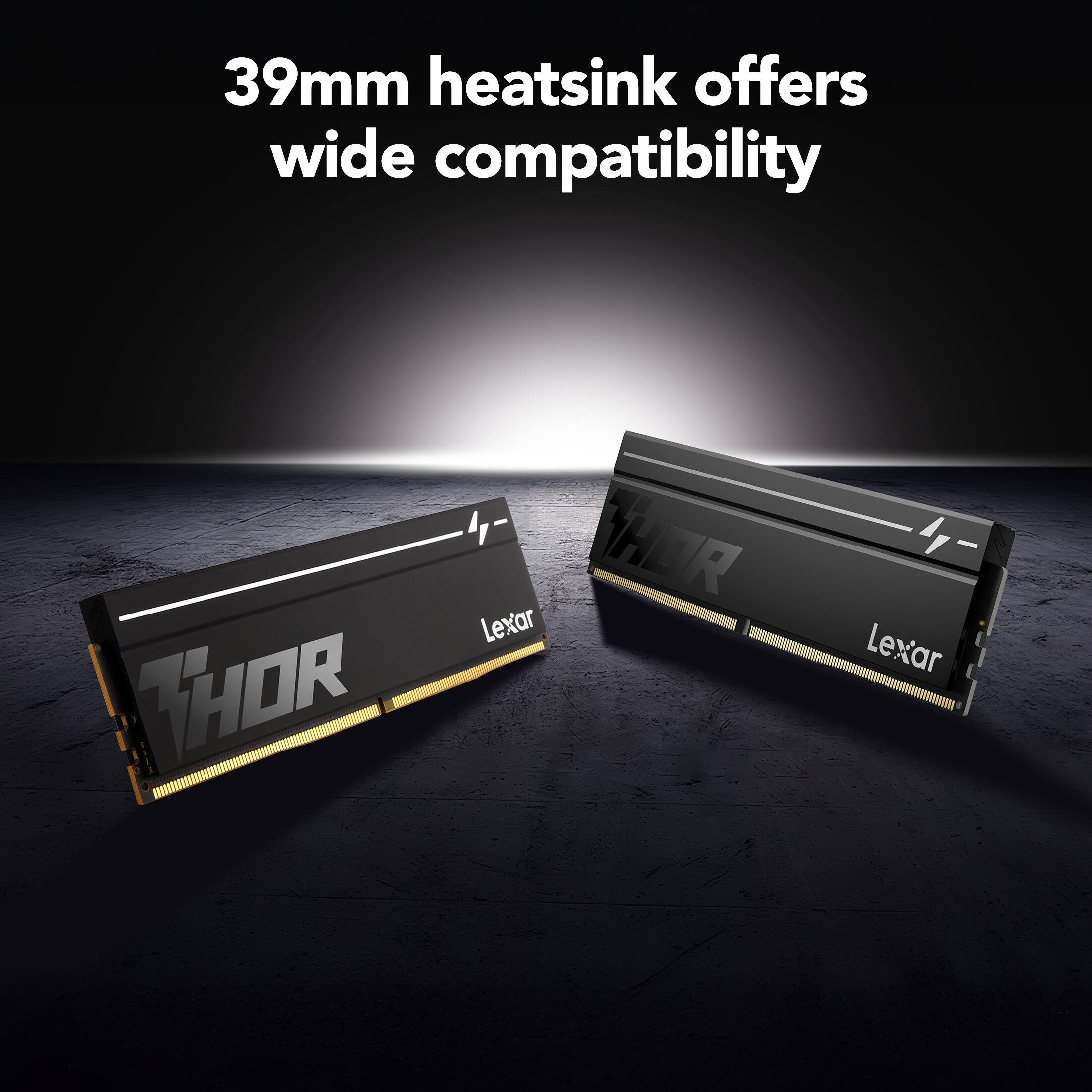 Lexar THOR 2nd Gen DDR5 6000MT/s, C38, 2x16GB Black LD5U16G60C380V