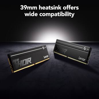 Lexar THOR Series OC DDR5 RAM, 32GB Kit (2x16GB) 6000 MT/s, C38 Lexar THOR Series OC DDR5 RAM, 32GB Kit (2x16GB) 6000 MT/s, C38
