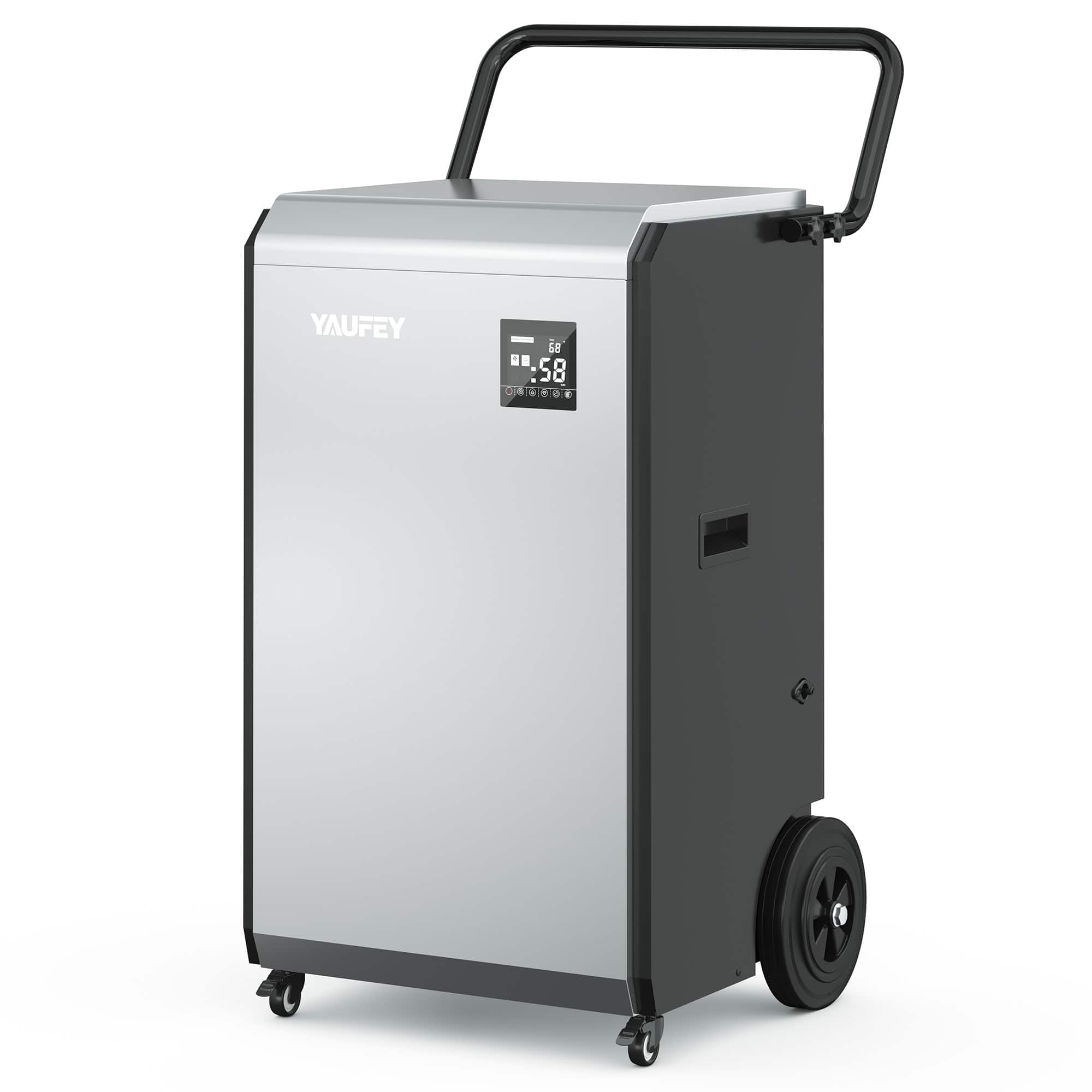 Yaufey - 320-Pint Commercial Dehumidifier with Built in Pump for Basements, Warehouses & Job Sites, Covers up to 9000 sq. ft.