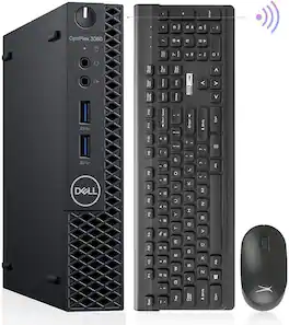 Dell - Refurbished Excellent - OptiPlex 3060 Mini PC, i7-8700T, 32GB DDR4, 1TB NVMe, Win11 PRO - Black