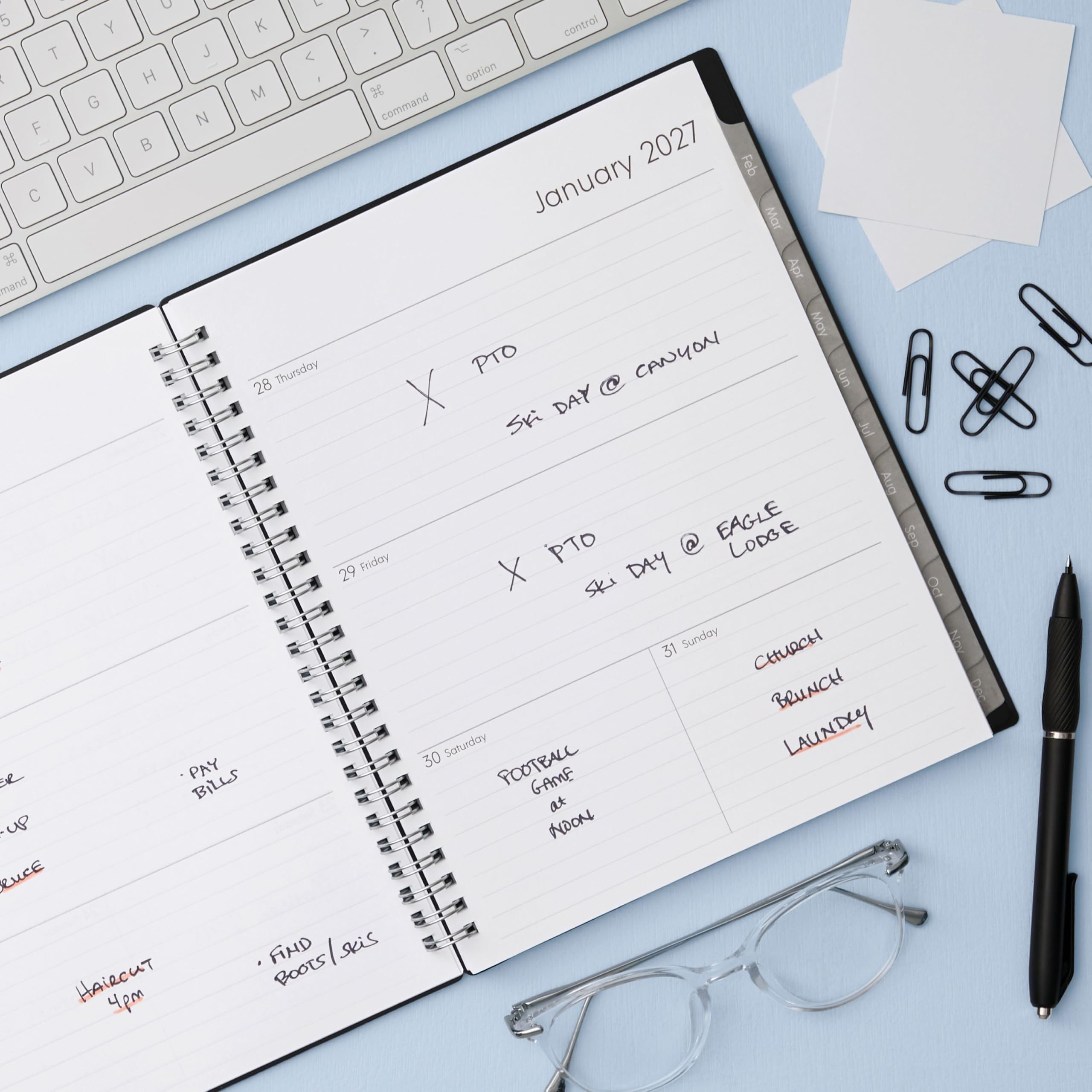 Blue Sky 2027 Weekly & Monthly Planner Calendar, 7