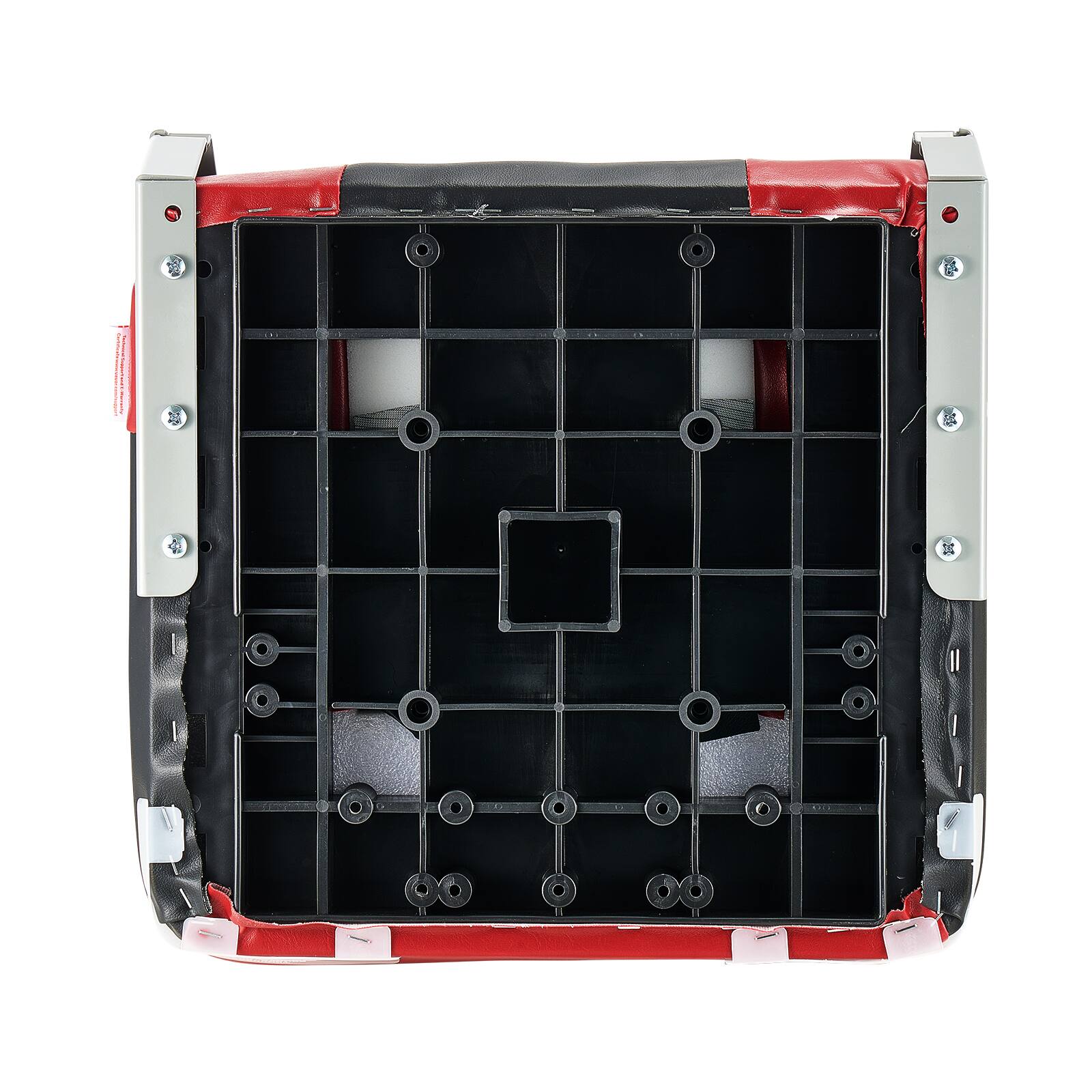 Alt View 5. VEVOR - Boat Seat, High Backrest, Folding Fishing Boat Seat with Thickened Sponge Cushion & Waterproof PVC Leather - Black,Red.