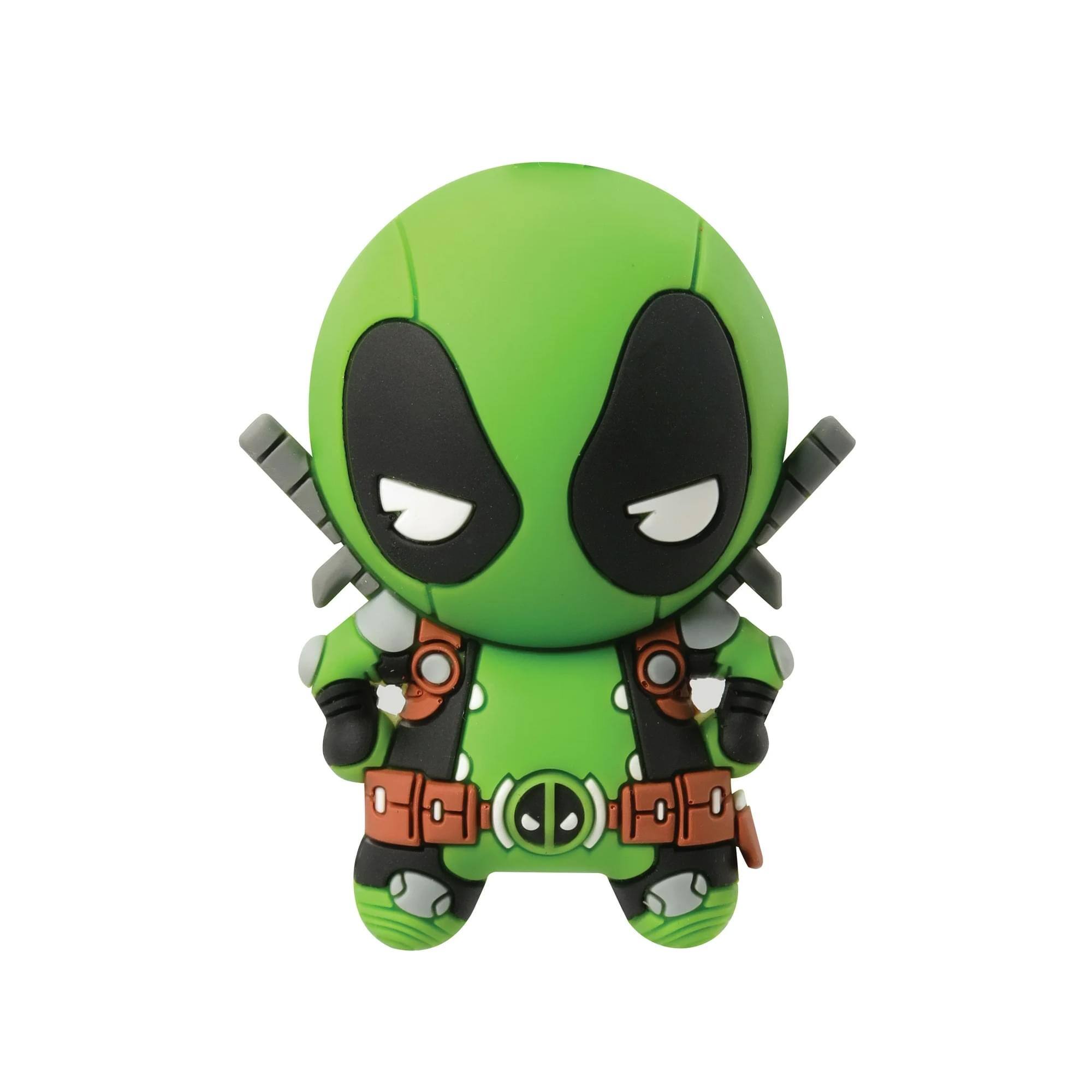 Alt View 3. Marvel - Marvel Deadpool 3D Foam Bag Clip Set | Heart Eyes, Days of Future Now, Solo - Multi-Colored.