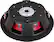 Back. MB Quart - Discus 12" 600W Dual-Voice Subwoofer - Red.